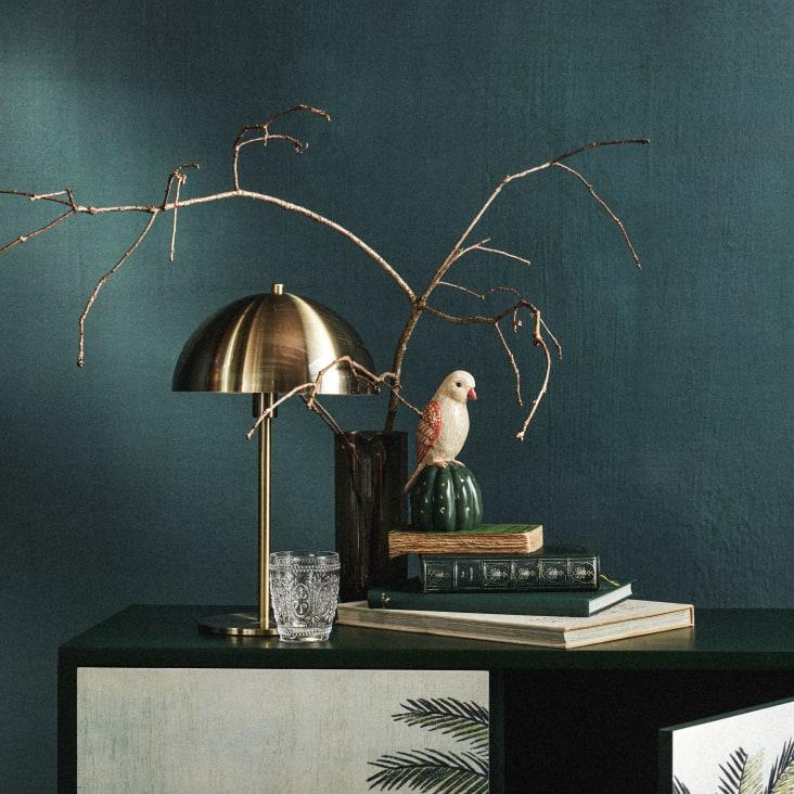 Maisons Du Monde Kiara - Lámpara De Metal Dorado