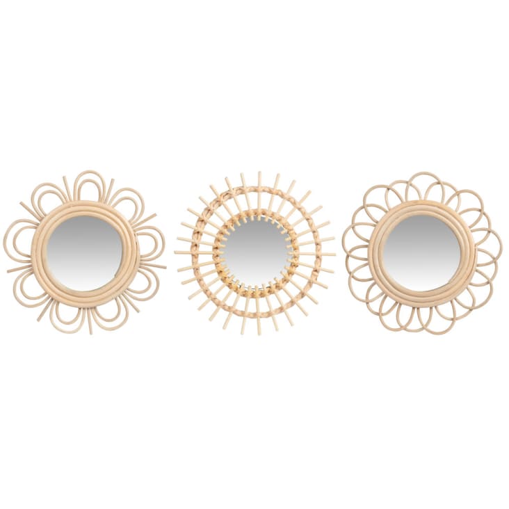 Maisons du Monde LALY - Espejos redondos D. 25 (x3)