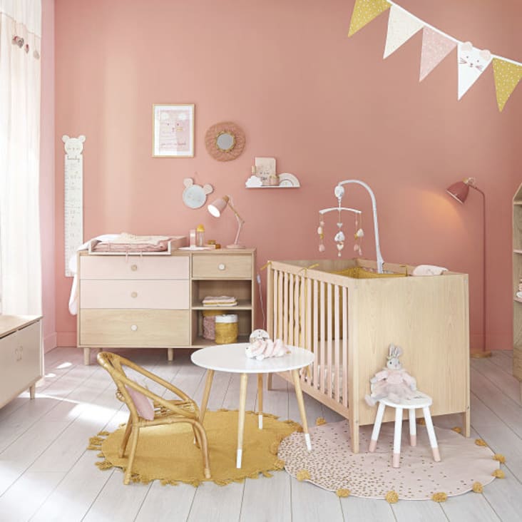 Maisons Du Monde LEONIE - Conejo Rosa De Peluche