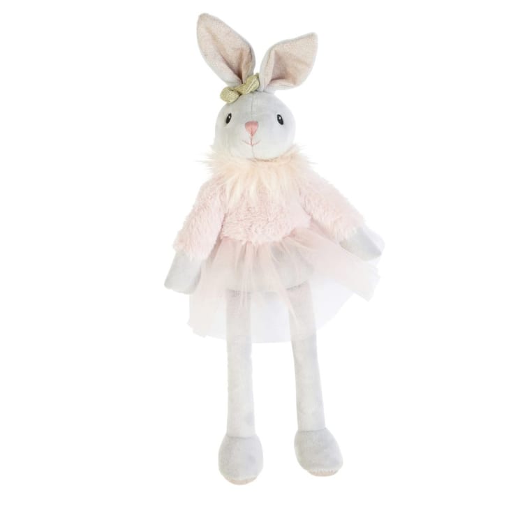 Maisons du Monde LEONIE - Conejo rosa de peluche