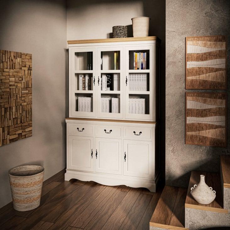 Maisons Du Monde Léontine - Alacena 3 Puertas Crema