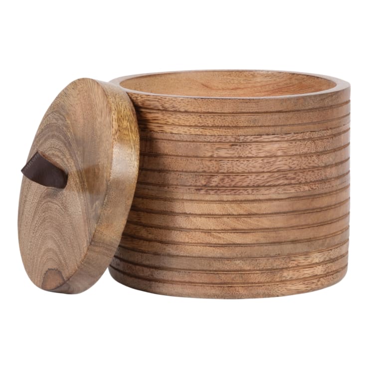 Maisons Du Monde Linea - Caja De Mango Marrón