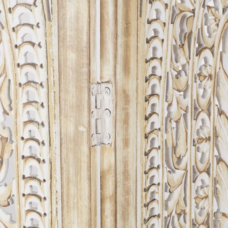 Maisons Du Monde MANEL - Biombo Esculpido Marrón