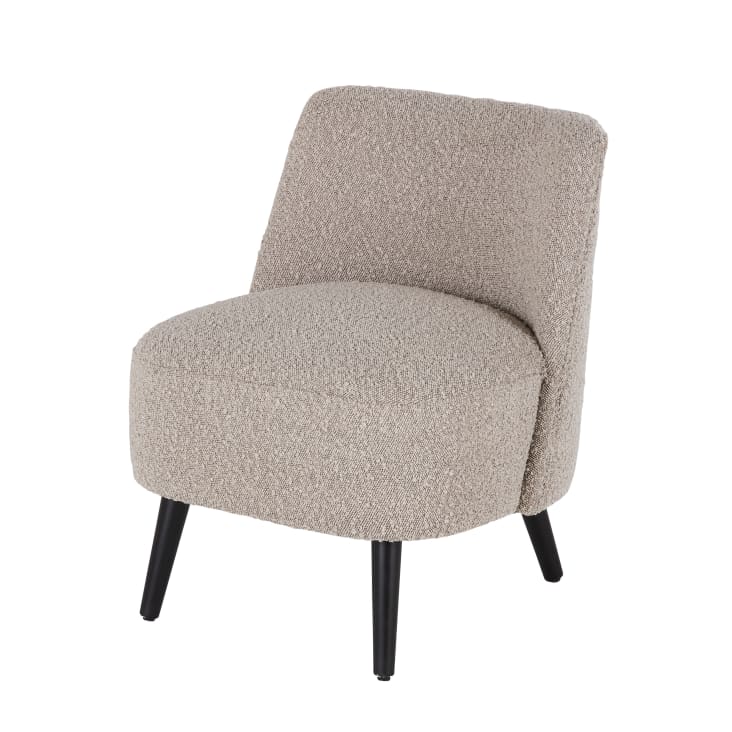 Maisons du Monde Marius - Sillón de tela gris claro
