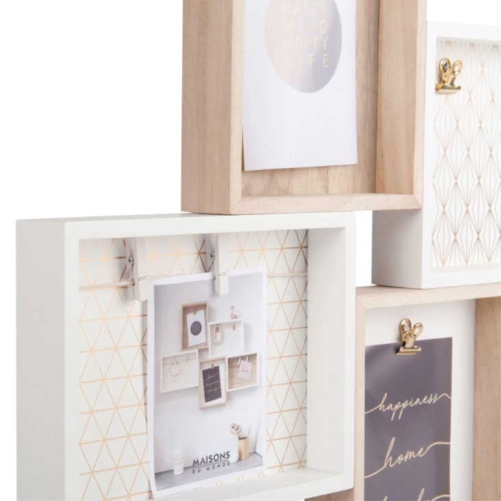 Maisons Du Monde MICMAC - Tablón 5 Marcos 59x48