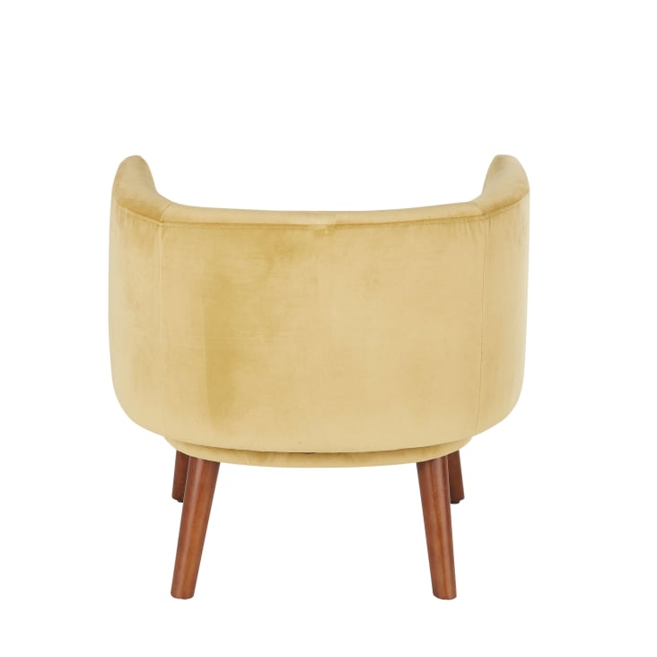 Maisons Du Monde Minus - Sillón De Terciopelo Ocre