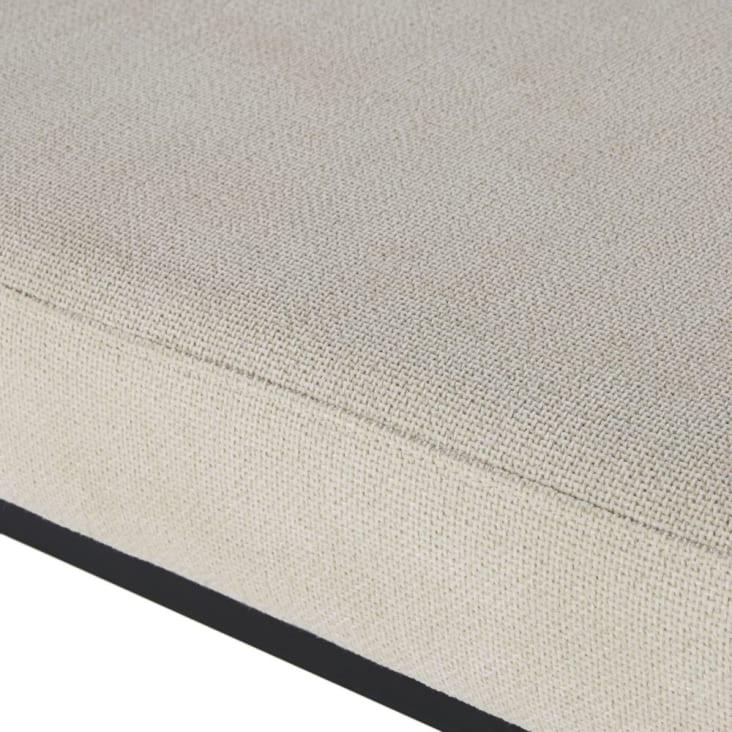 Maisons Du Monde MONICA - Banco Color Crudo Y Negro