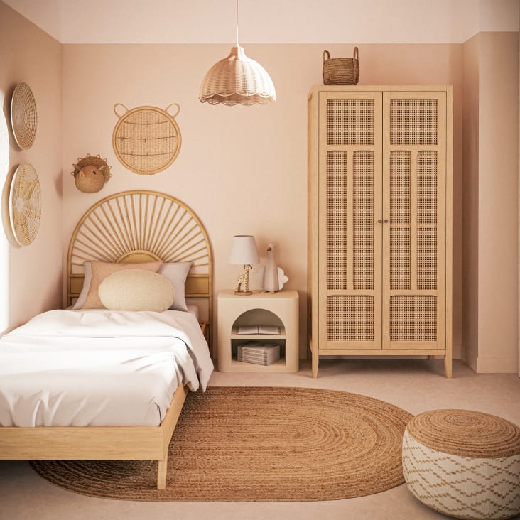 Maisons Du Monde Mouton - Lámpara De Techo De Ratán