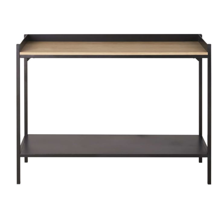 Maisons du Monde Mudo - Consola de metal negro