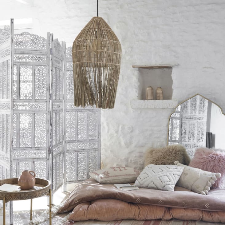 Maisons Du Monde NAZCA - Biombo Blanqueado