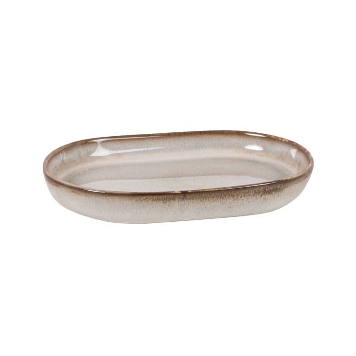 Maisons du Monde Osakan - Jabonera de cerámica beige