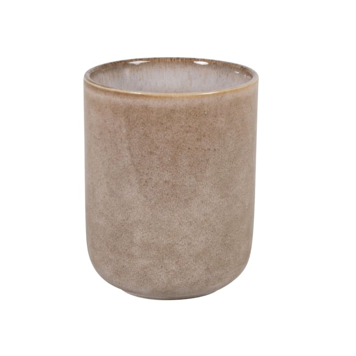 Maisons du Monde Osakan - Vaso de cerámica beige