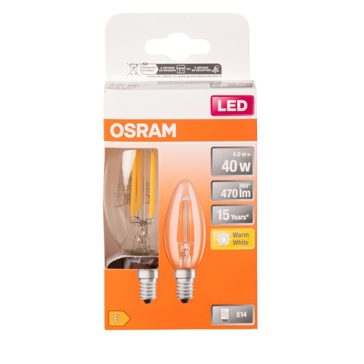 Maisons Du Monde Osram - Bombillas E14 40W (x2)