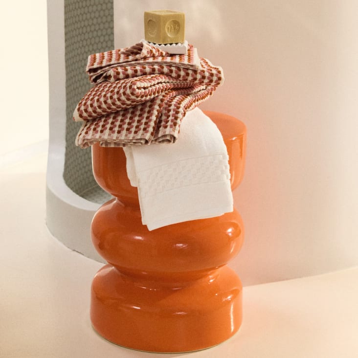 Maisons Du Monde Oulu - Jabonera De Porcelana Blanca