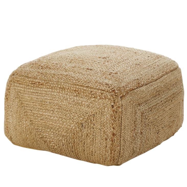 Maisons Du Monde PALMERA - Puf Trenzado De Cáñamo