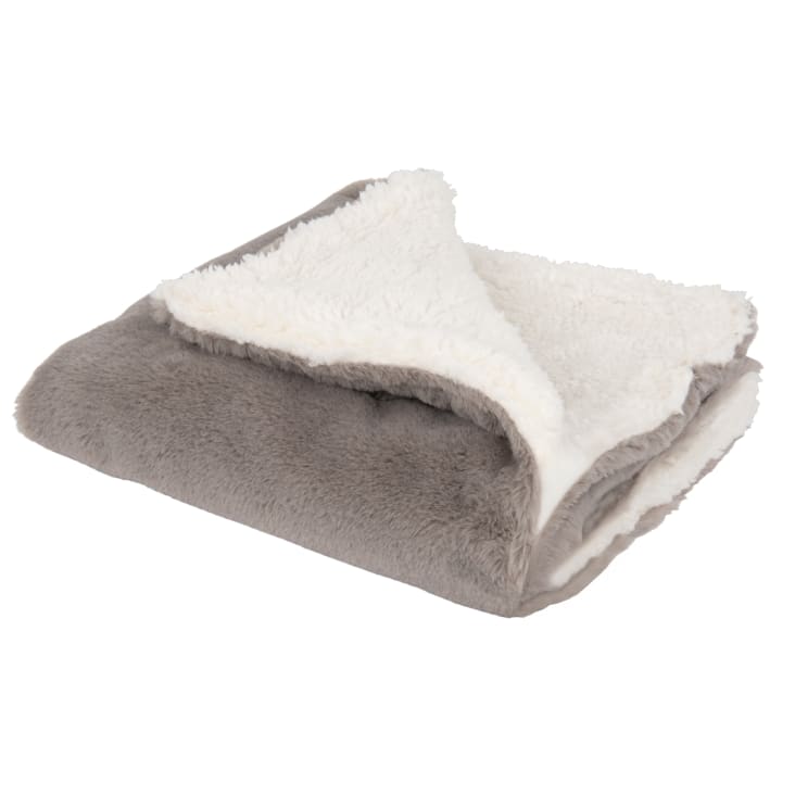 Maisons Du Monde Pilou - Manta De Gato Gris 60x60