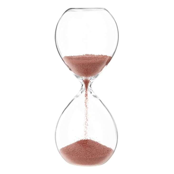 Maisons du Monde Reloj de arena de cristal