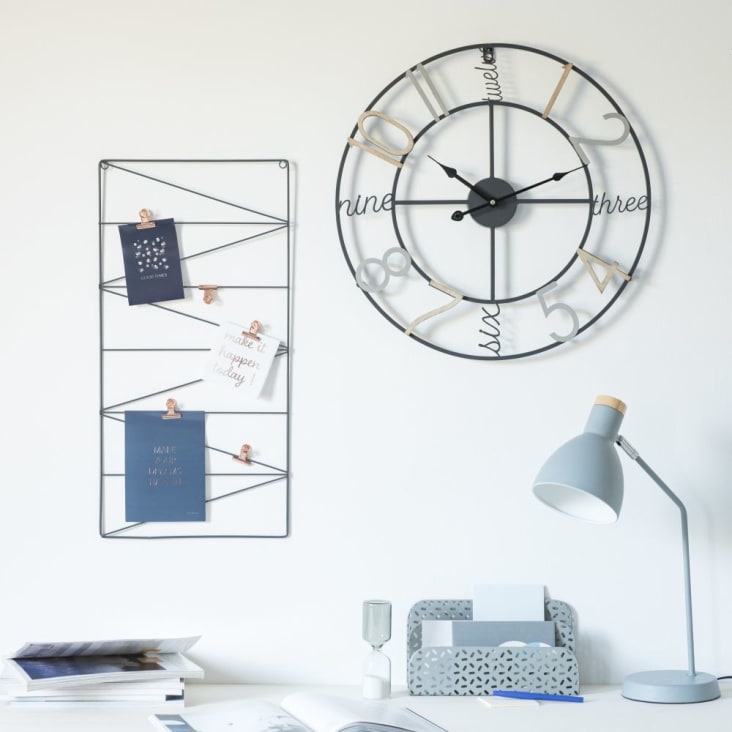 Maisons Du Monde Reloj De Metal De Color D.50