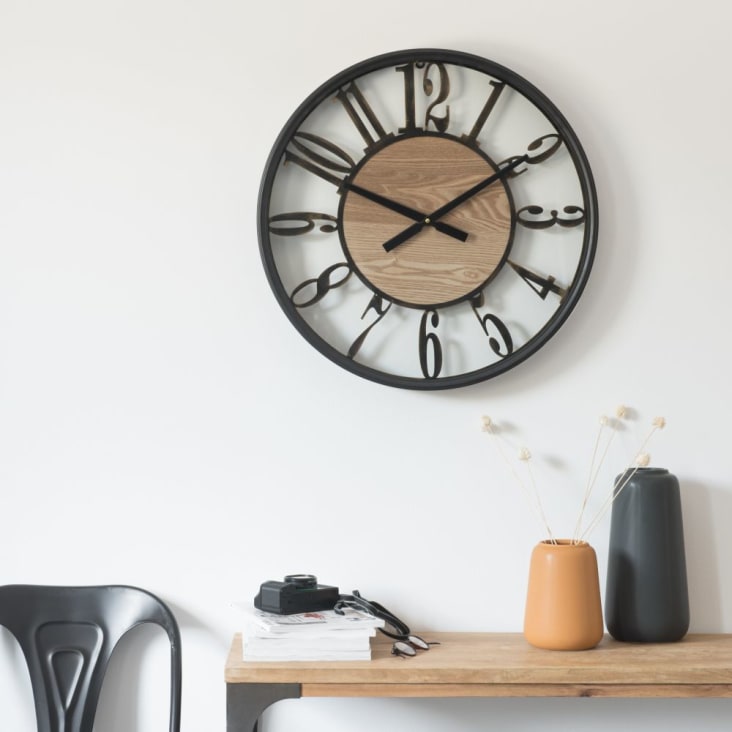 Maisons Du Monde RUXBURY - Reloj Bicolor D.60