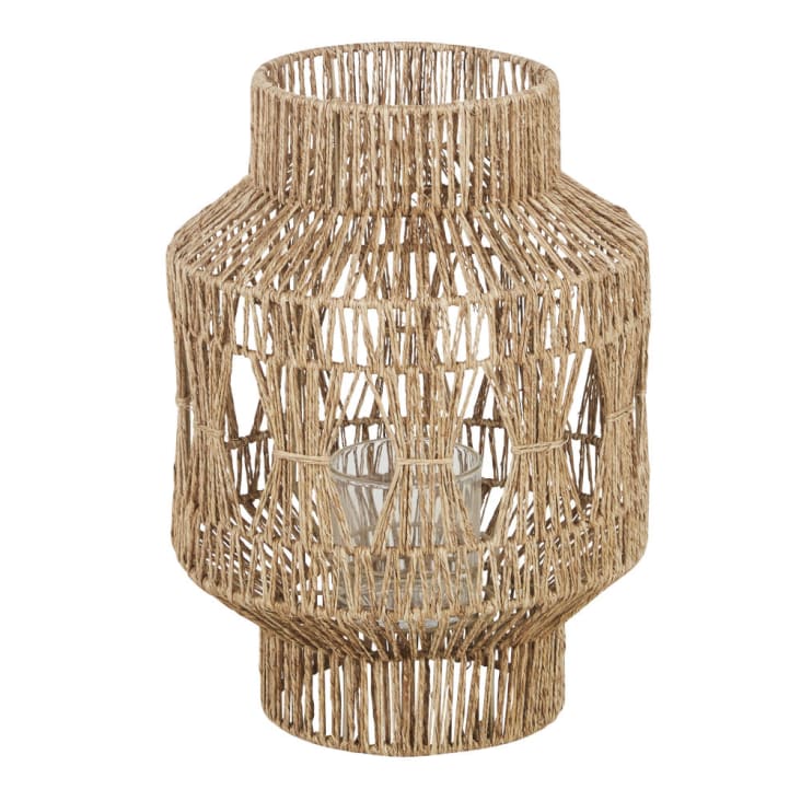 Maisons du Monde SAMAROL - Portavelas de yute marrón