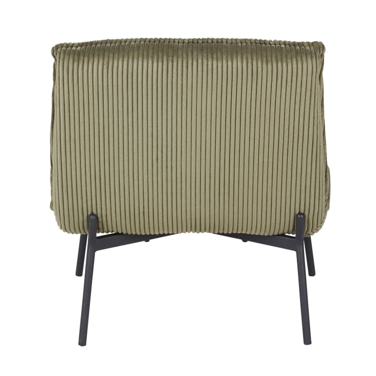 Maisons Du Monde Samir - Sillón De Pana Verde Caqui