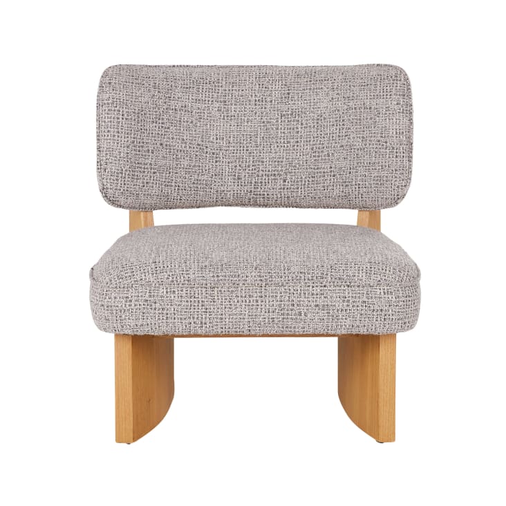 Maisons Du Monde Shiro - Sillón De Tela Gris Claro