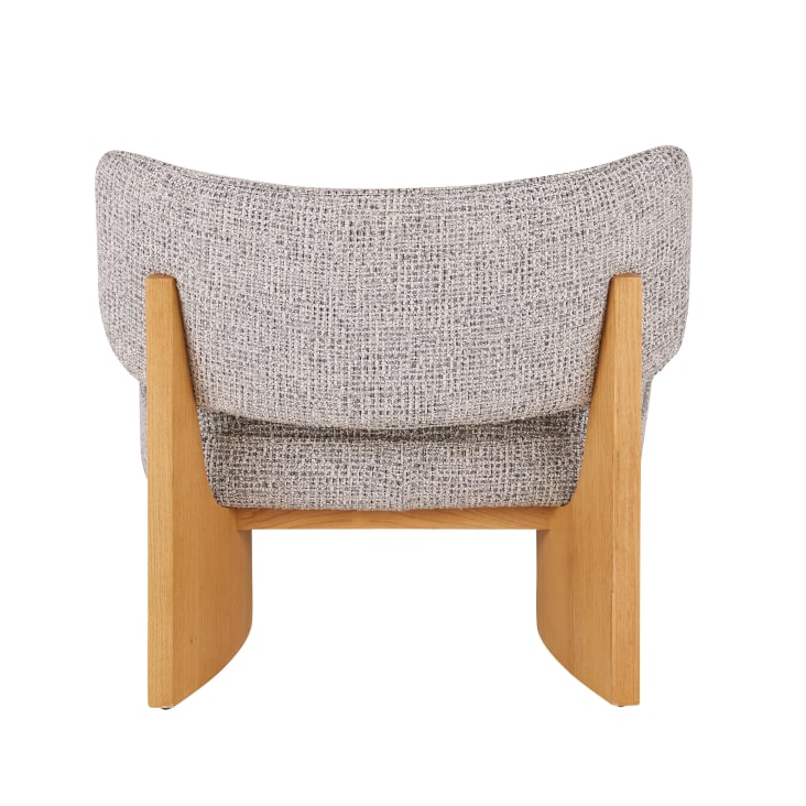 Maisons Du Monde Shiro - Sillón De Tela Gris Claro