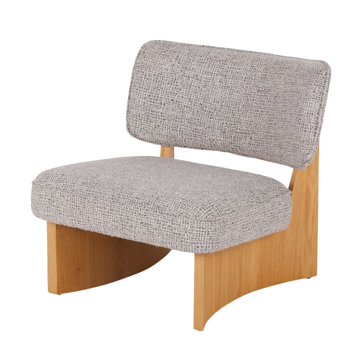 Maisons du Monde Shiro - Sillón de tela gris claro