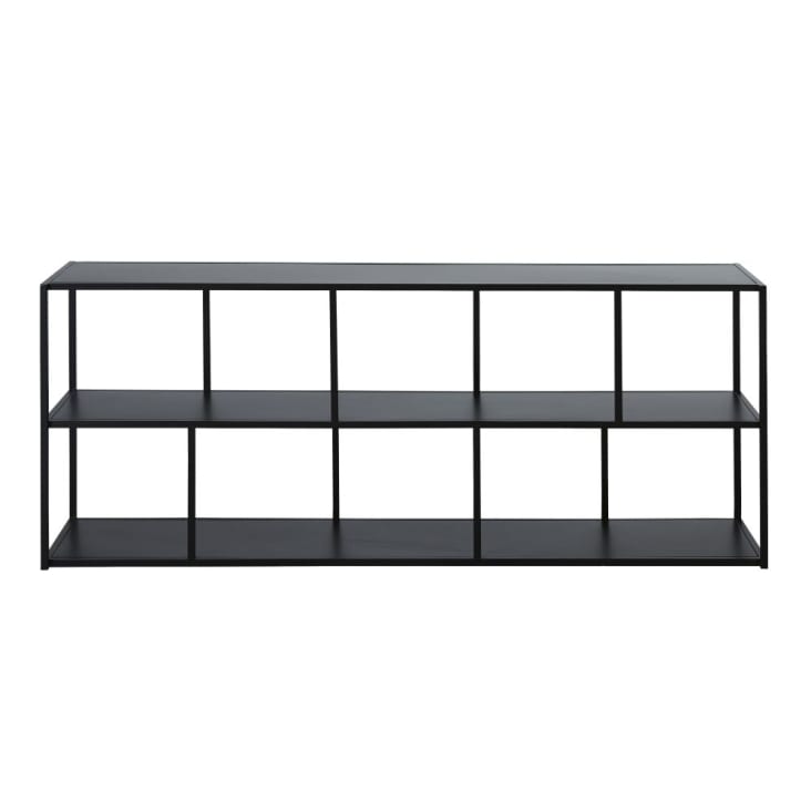 Maisons du Monde Simply - Repisa de metal negro
