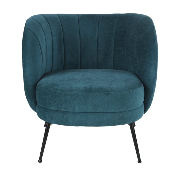 Maisons Du Monde Squash - Sillón Azul Petróleo