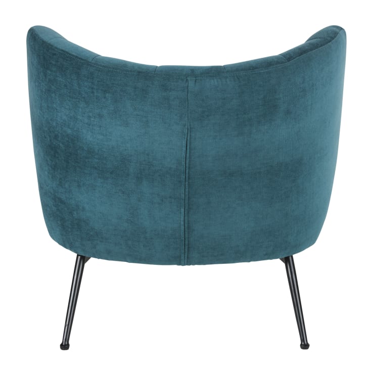 Maisons Du Monde Squash - Sillón Azul Petróleo
