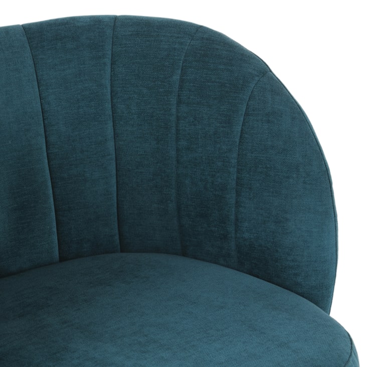 Maisons Du Monde Squash - Sillón Azul Petróleo