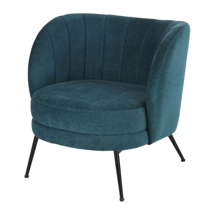 Maisons du Monde Squash - Sillón azul petróleo