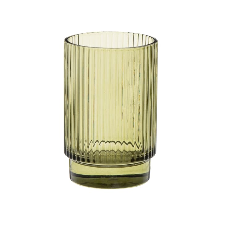 Maisons du Monde Tom - Vaso en vidrio verde