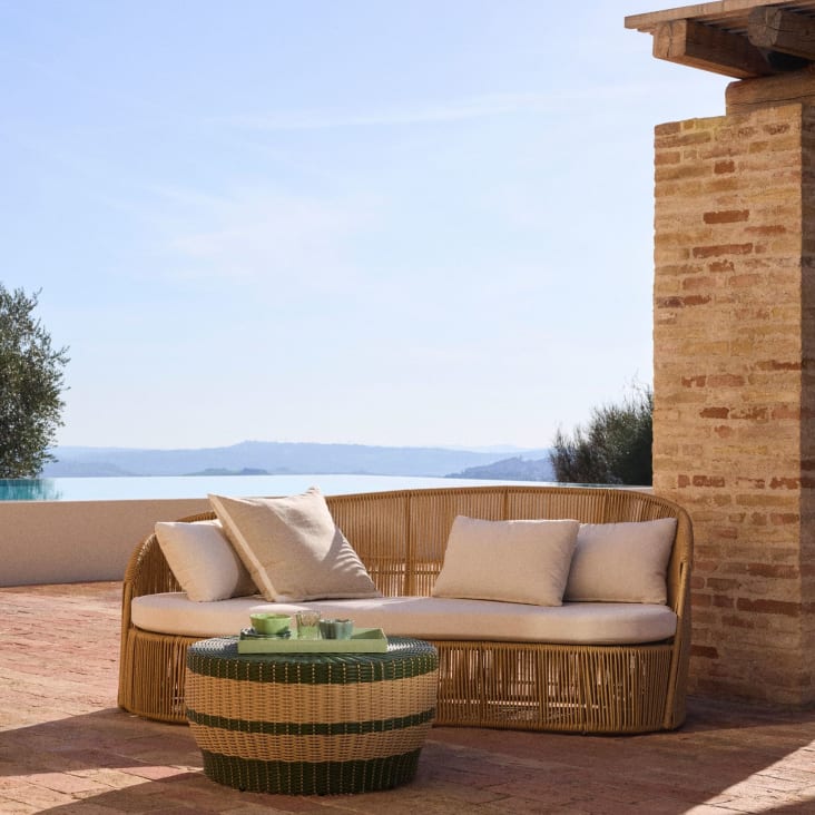 Maisons Du Monde Twist - Vaso En Vidrio Verde