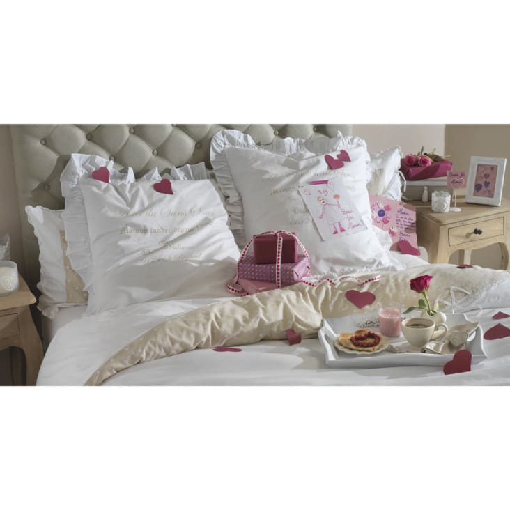 Maisons Du Monde Vela 3 Mechas Corazón Blanca
