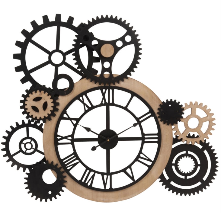Maisons du Monde WAYNE - Reloj con engranajes 79x68