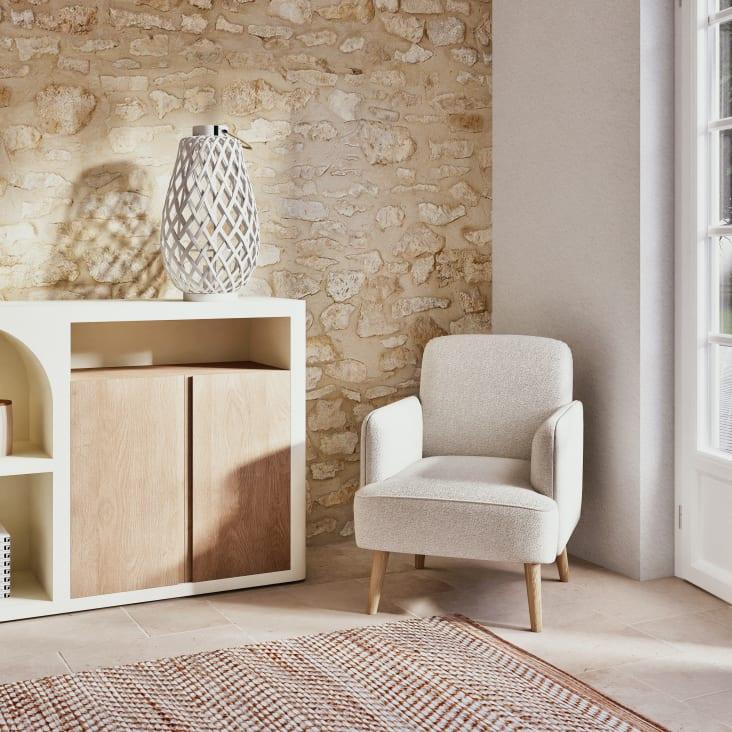 Maisons Du Monde Zanzibar - Farol De Trenzado Blanco