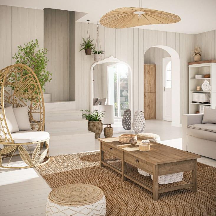 Maisons Du Monde Zanzibar - Farol De Trenzado Blanco