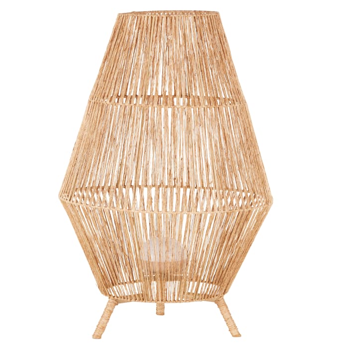 Maisons du Monde Malfa - Lámpara de lectura inalámbrica de junco de mar