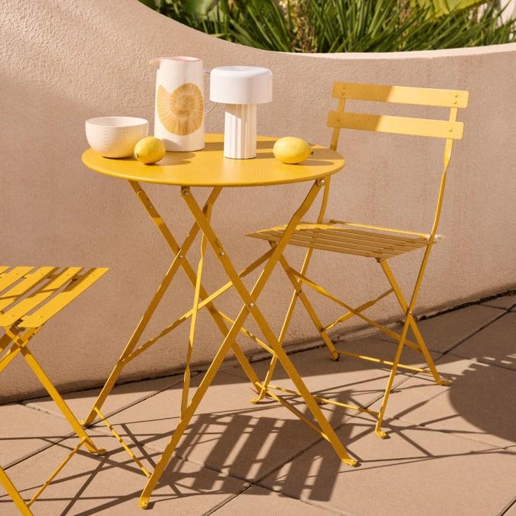 Maisons Du Monde Malo - Jarra De Gres Modelado Blanco Con Concha Naranja 1 5L