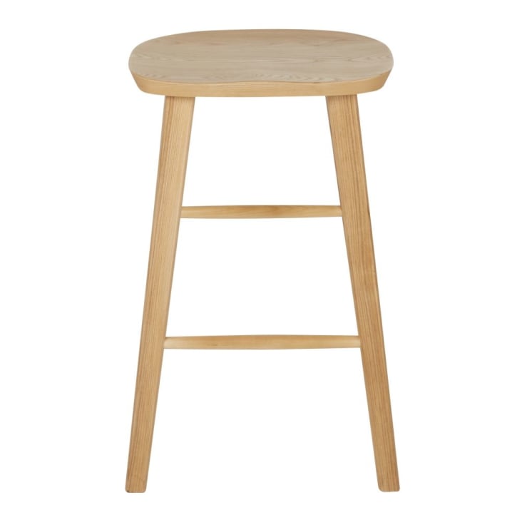Maisons Du Monde Mangrove - Silla De Isla De Cocina De Madera De Roble H65