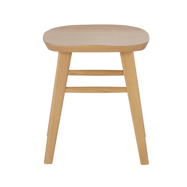 Maisons Du Monde Mangrove - Taburete De Madera De Fresno Natural Alt. 45