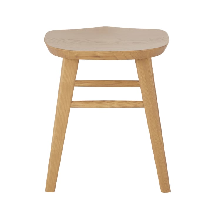 Maisons Du Monde Mangrove - Taburete De Madera De Fresno Natural Alt. 45