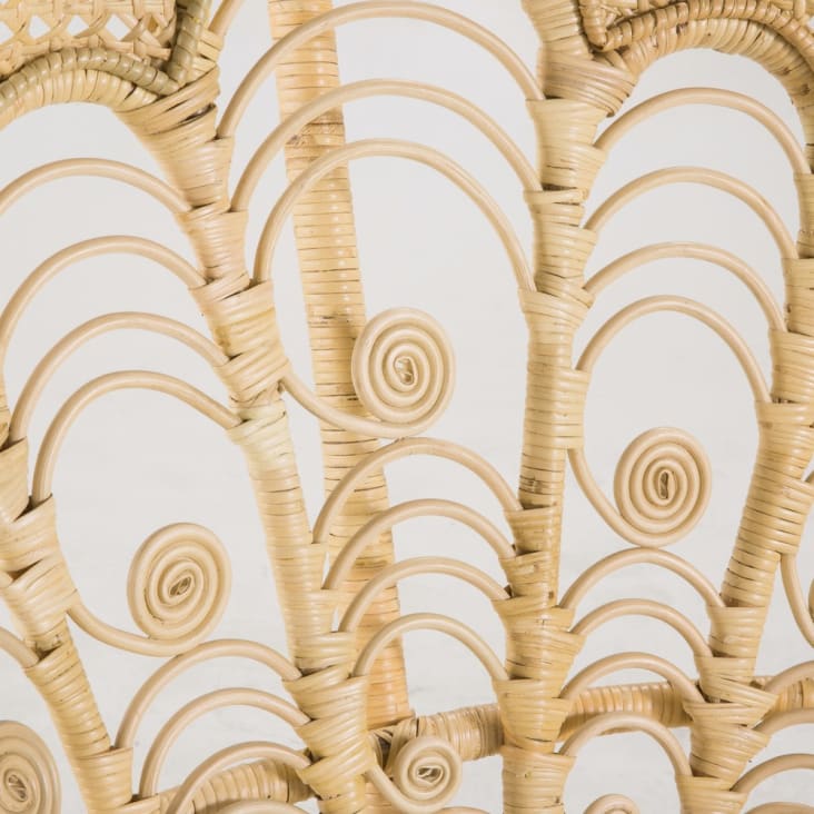 Maisons Du Monde Manille - Silla De Diseño De Mimbre Trenzado