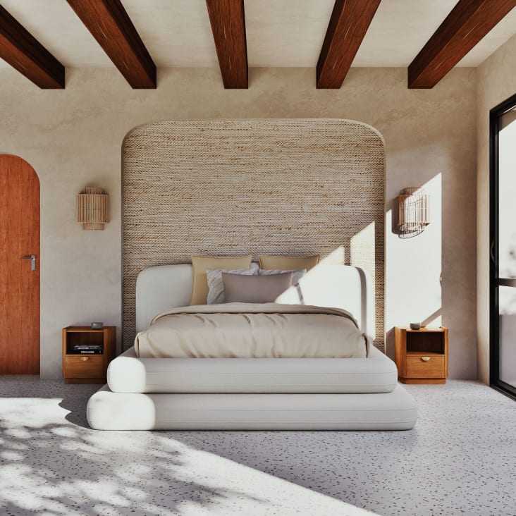 Maisons Du Monde Manolie - Aplique De Pared De Yute Y Metal