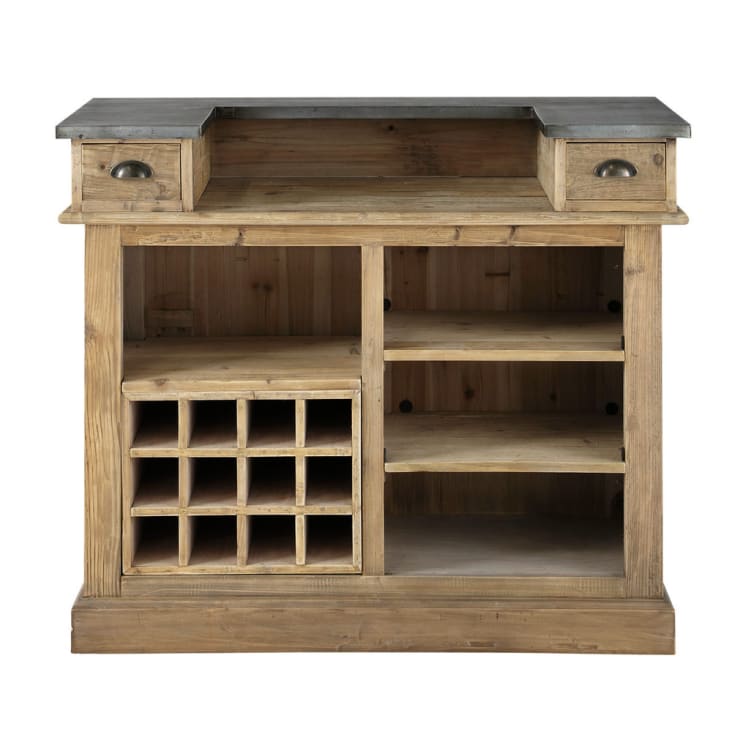 Maisons Du Monde Maquis - Mueble Bar De Pino Reciclado