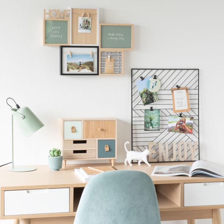 Maisons Du Monde Marco Multifotos Multicolor 50 X 37