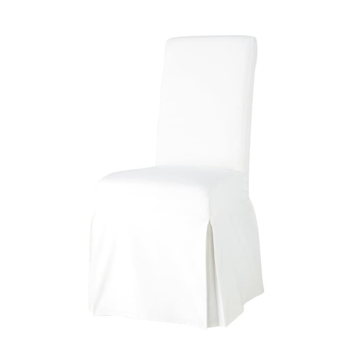 Maisons Du Monde Margaux - Funda De Silla De Algodón Marfil Compatible Con La Silla MARGAUX