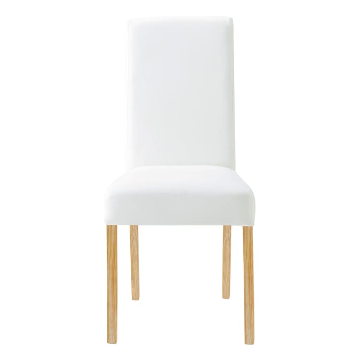 Maisons Du Monde Margaux - Funda De Silla De Algodón Reciclado Marfil Compatible Con La Silla MARGAUX